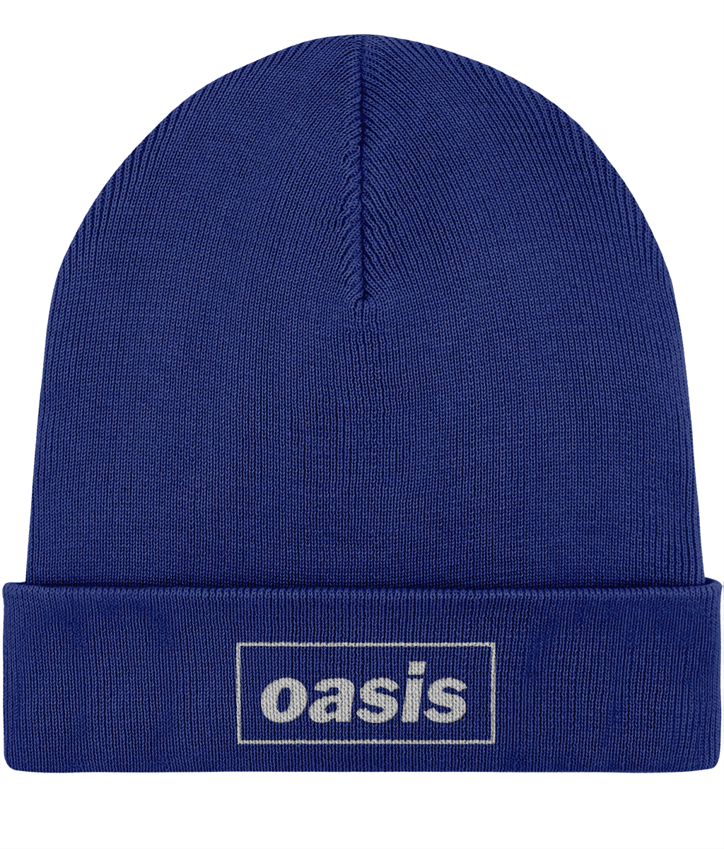 Oasis Embroidered Cuffed Beanie