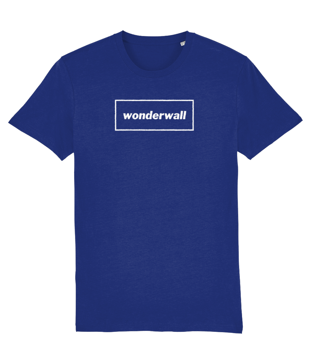 Wonderwall T-shirt with white design