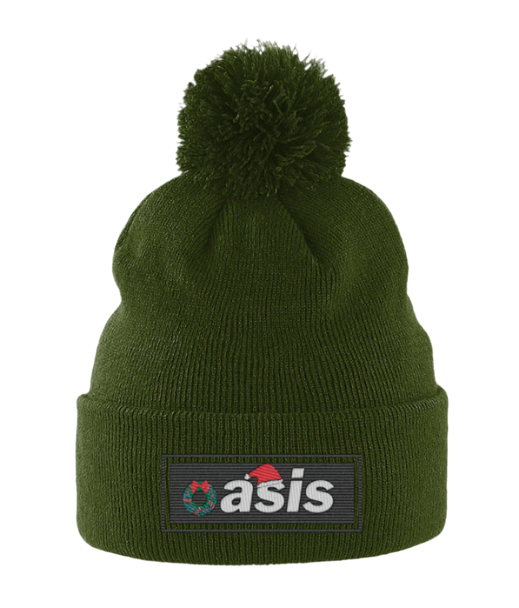 Oasis Chistmas Pom Pom Beanie