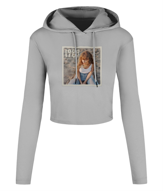 Taylor's Swift 1989 Women's Cropped Hooded T-shirt