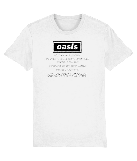 Cigarettes & Alcohol Oasis T-shirt