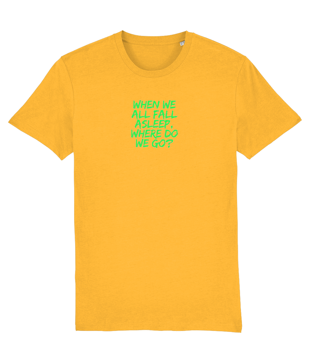 When We All Fall Asleep, Where Do we Go? T-shirt