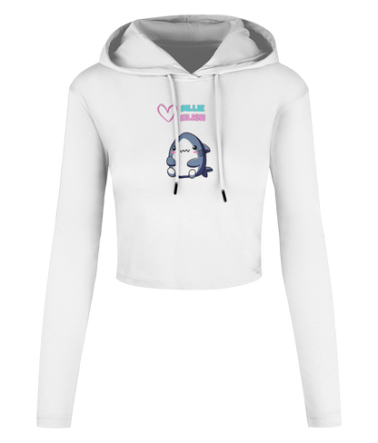 Billie Eilish Hit Me Hard and Soft Women's Cropped Hooded T-shirt