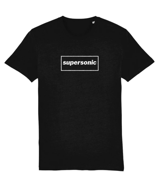 Supersonic T-shirt with white design