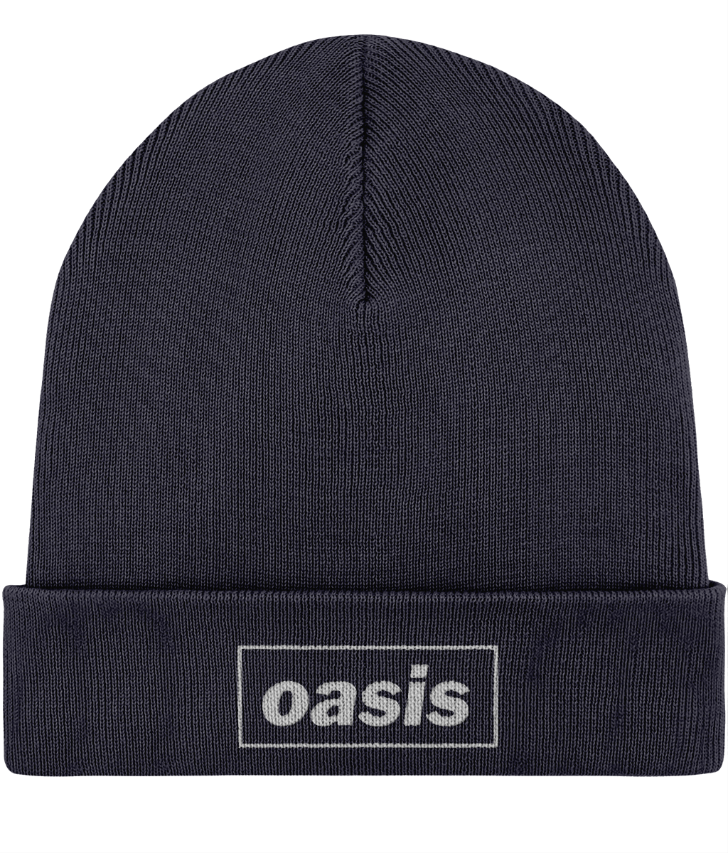 Oasis Embroidered Cuffed Beanie