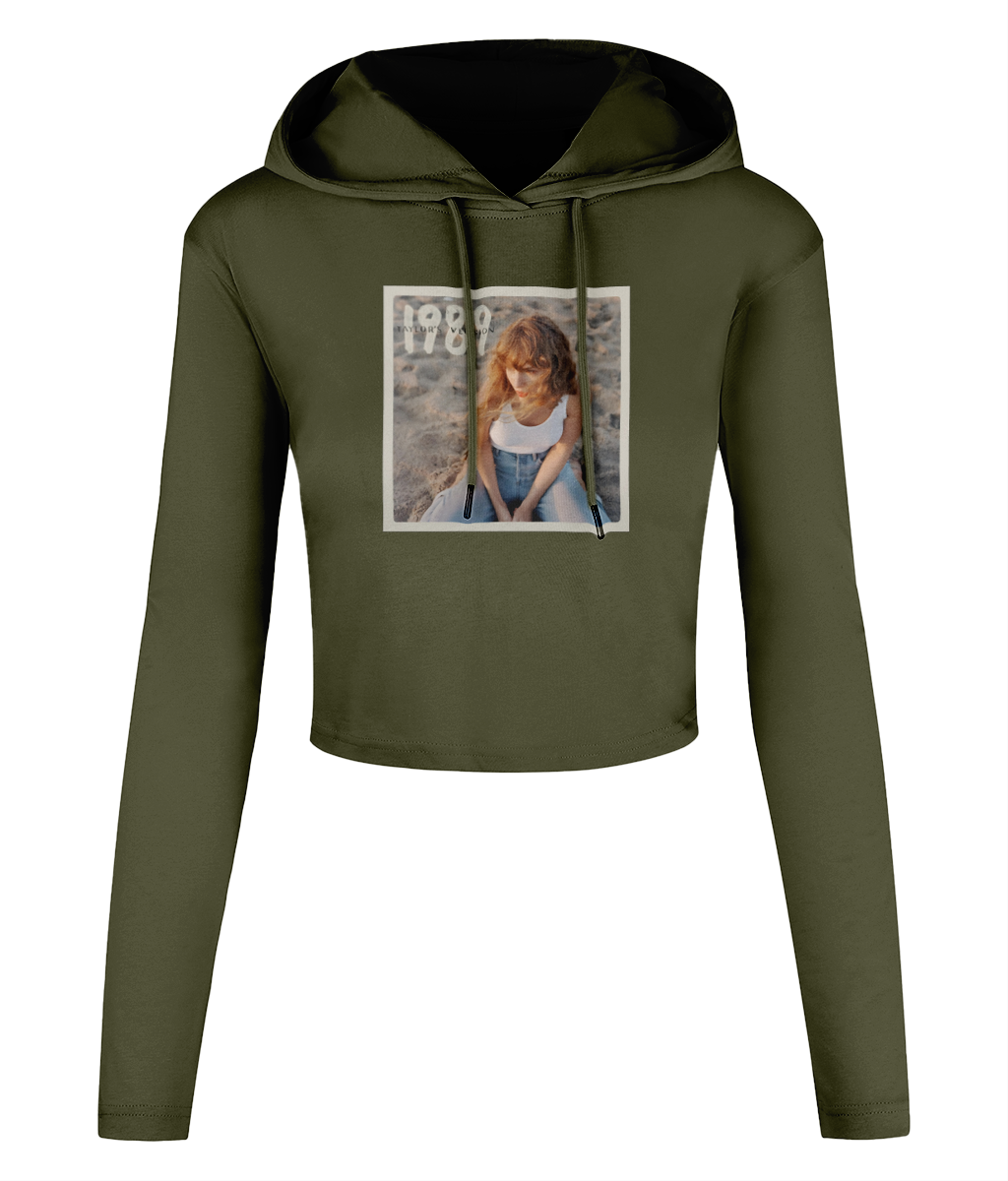 Taylor's Swift 1989 Women's Cropped Hooded T-shirt