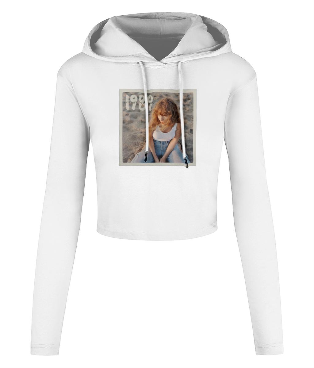 Taylor's Swift 1989 Women's Cropped Hooded T-shirt