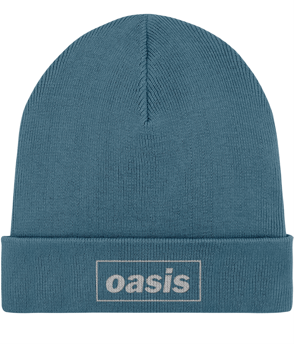 Oasis Embroidered Cuffed Beanie