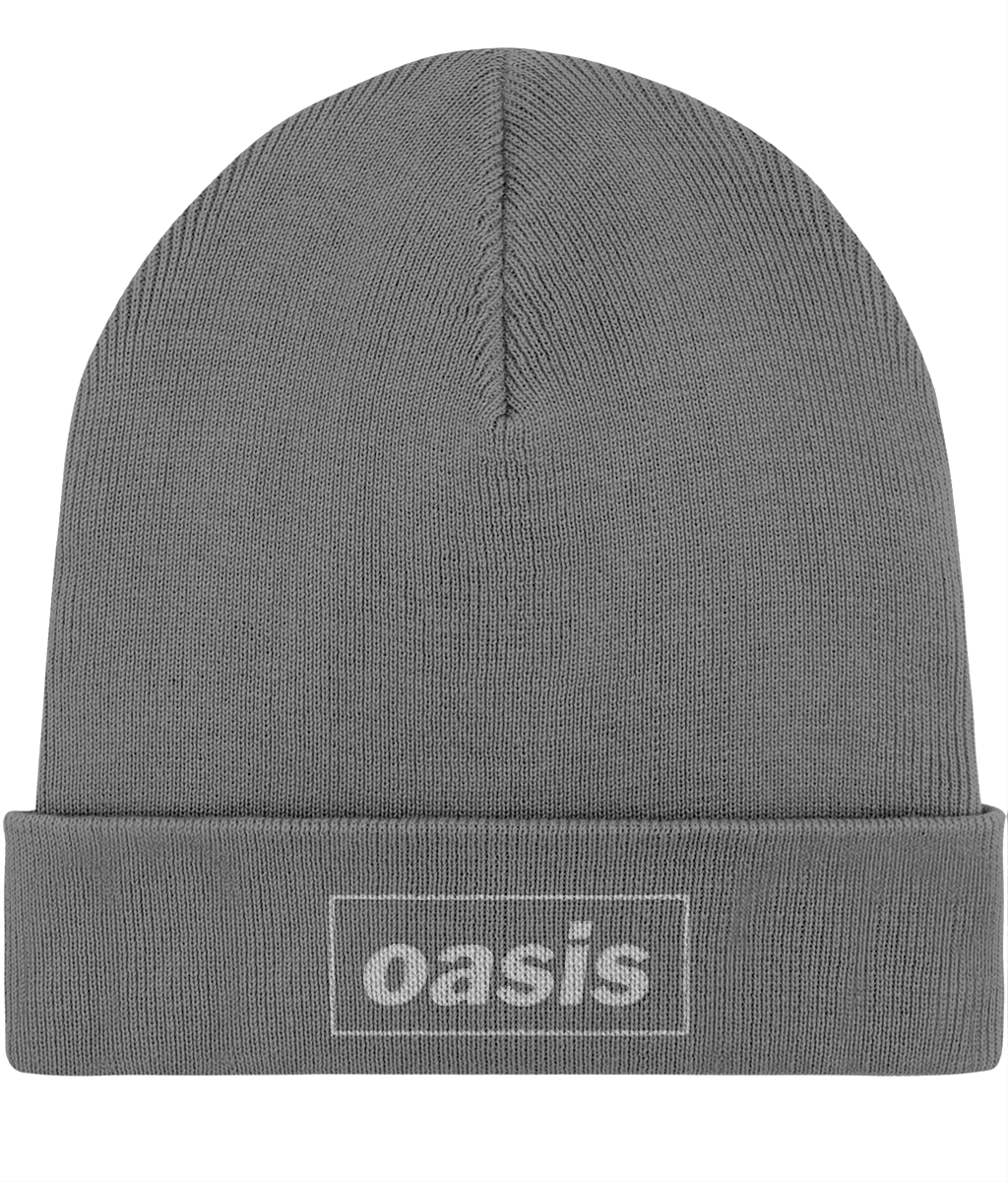 Oasis Embroidered Cuffed Beanie