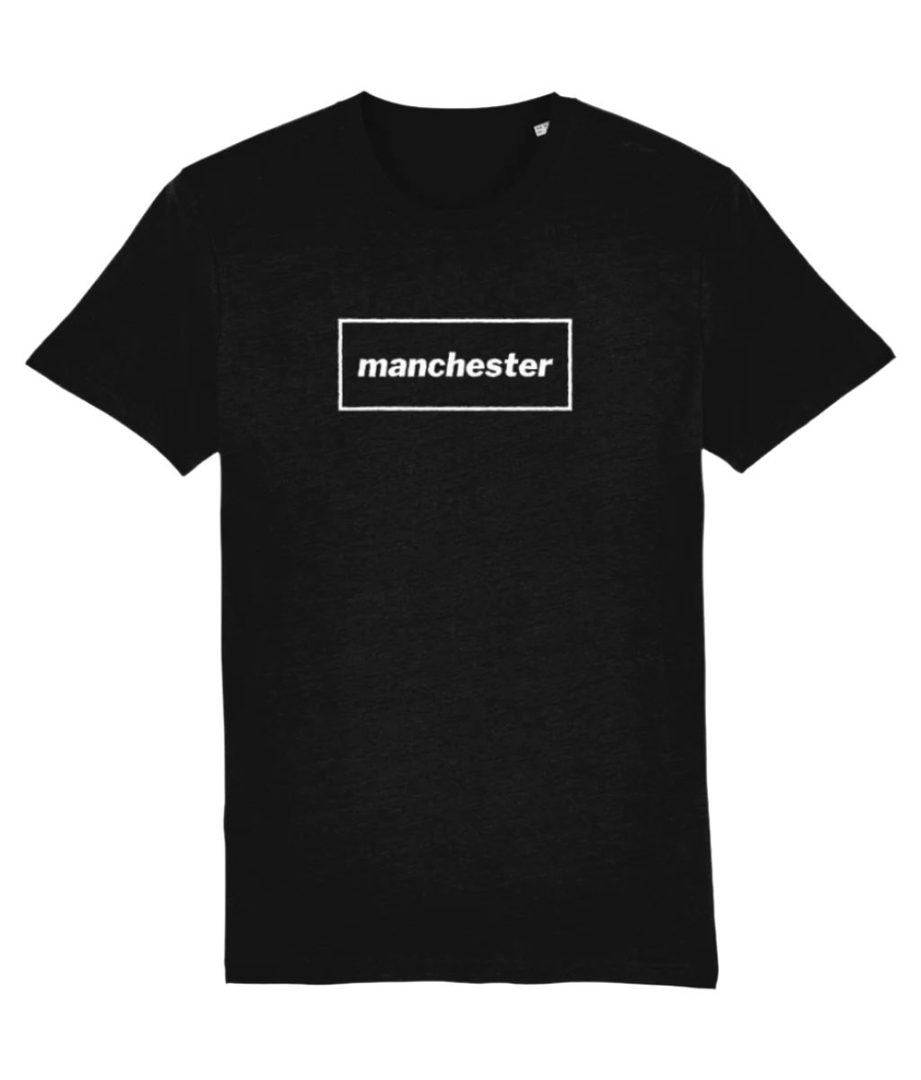 Manchester T-shirt with White design