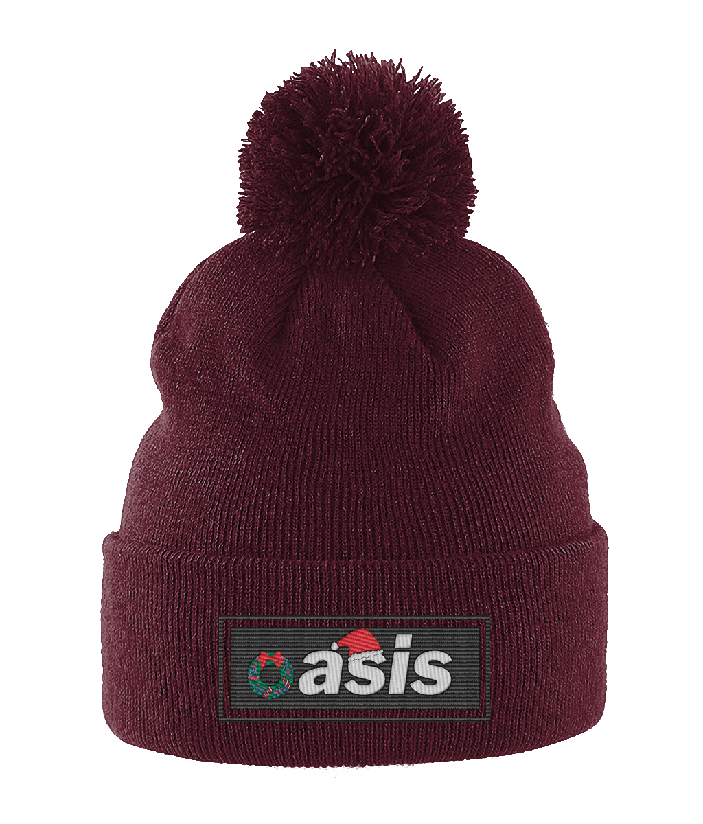 Oasis Chistmas Pom Pom Beanie