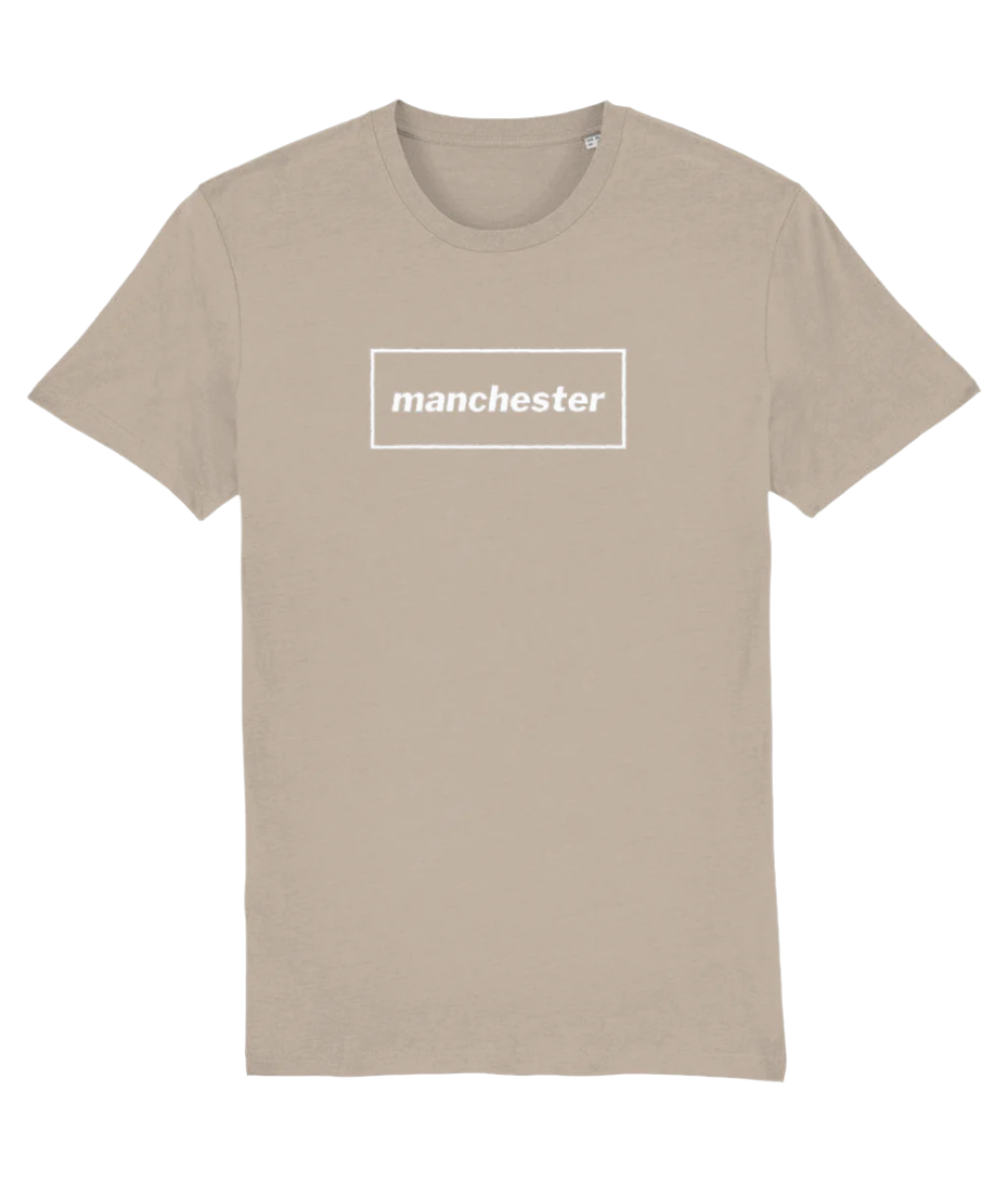 Manchester T-shirt with White design