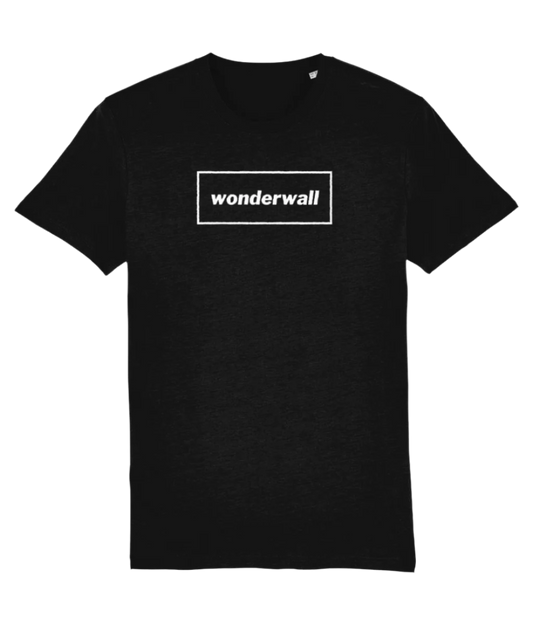 Wonderwall T-shirt with white design