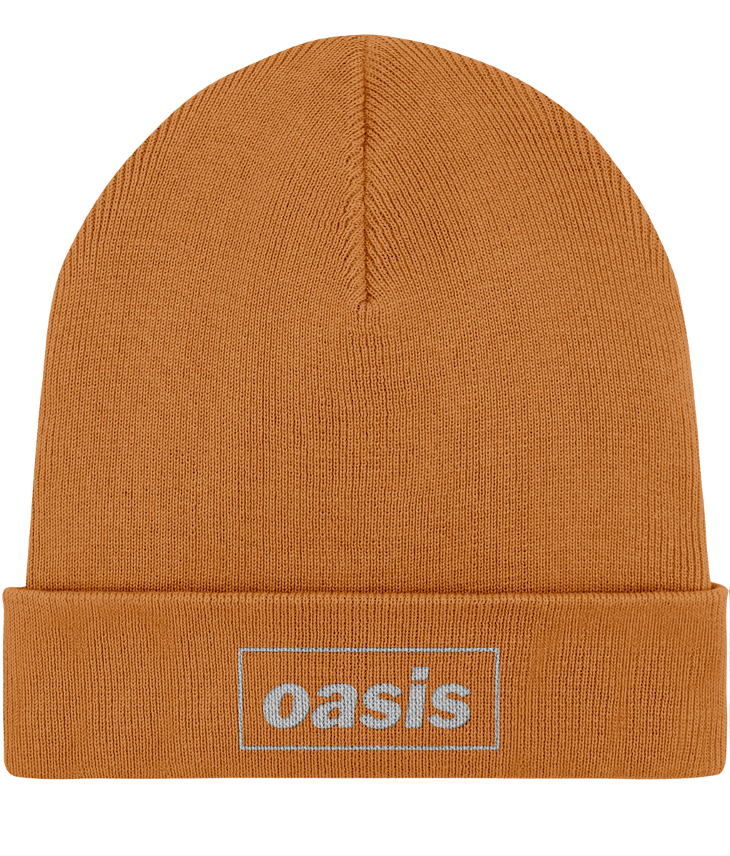 Oasis Embroidered Cuffed Beanie