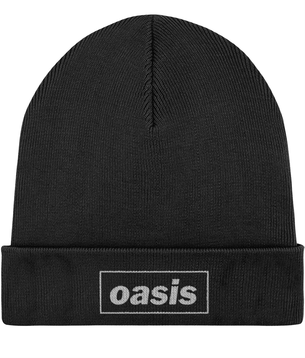 Oasis Embroidered Cuffed Beanie