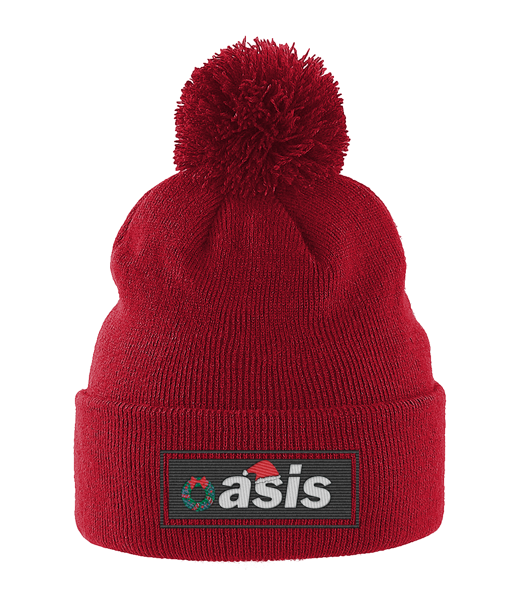 Oasis Chistmas Pom Pom Beanie